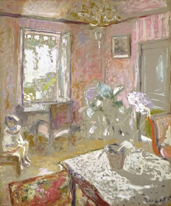 Det rosa rom - Édouard Vuillard