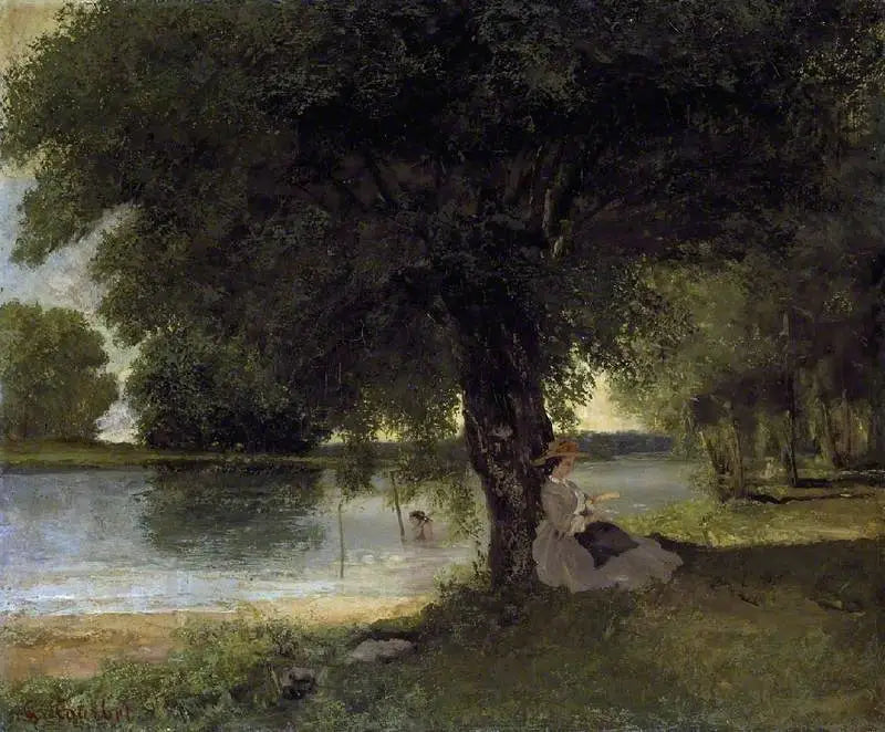 La Charente ved Port-Bertaud - Gustave Courbet
