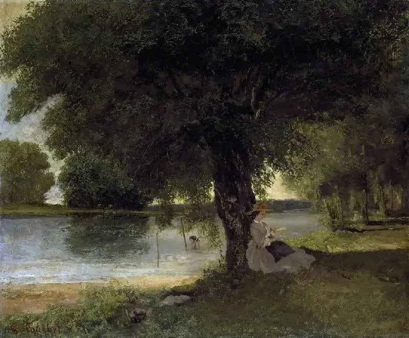 La Charente ved Port-Bertaud - Gustave Courbet
