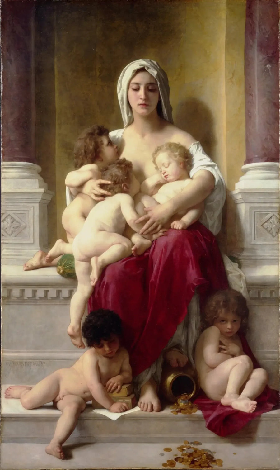 Barmhjertighet - Bouguereau