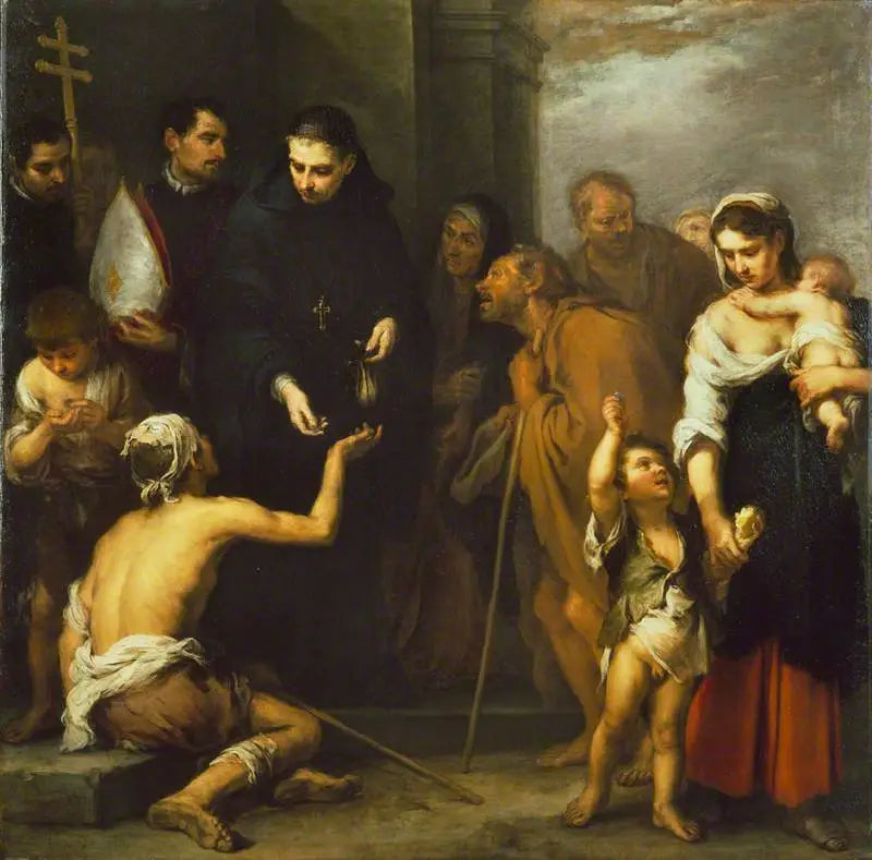 Sømmelighet av Saint Thomas de Villanueva - Bartolomé Esteban Murillo

Source:
La Charité de Saint Thomas de Villanueva - Bartolomé Esteban Murillo