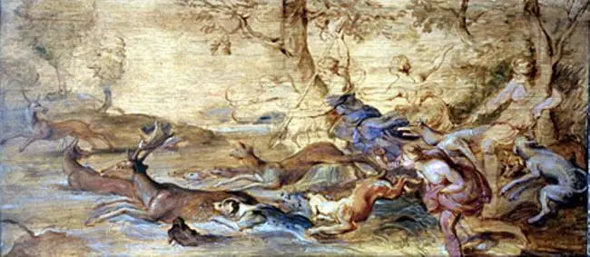Jakten på Diana - Peter Paul Rubens