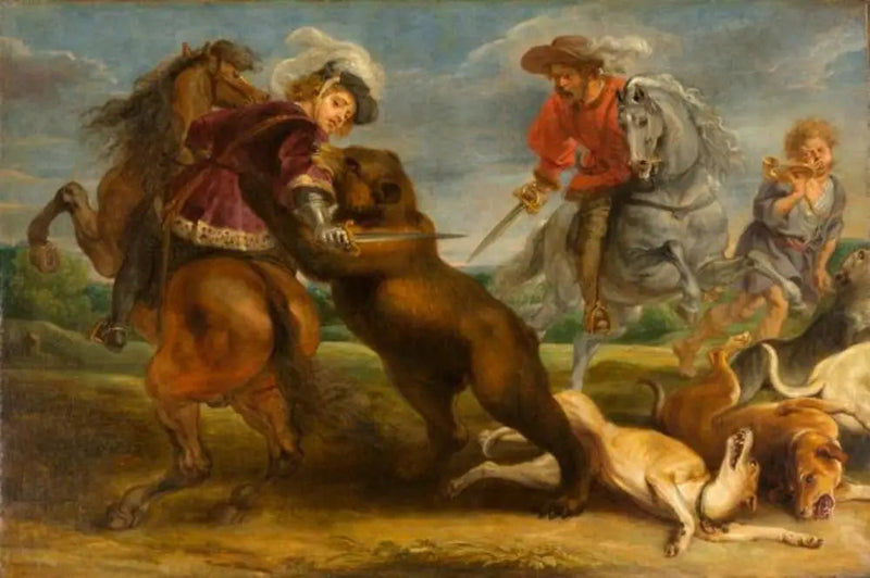 Jakten på bjørnen - Peter Paul Rubens