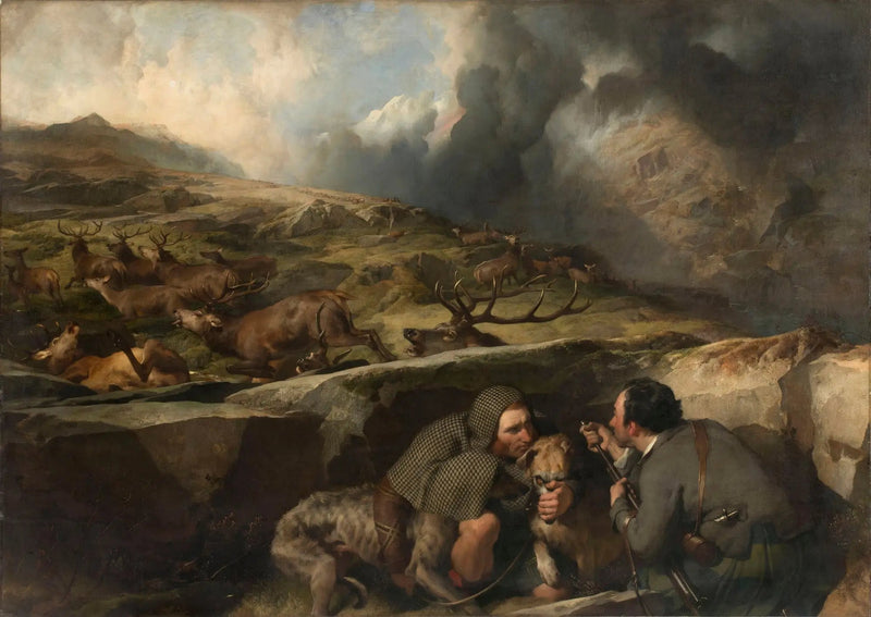 Elgjakt - Edwin Henry Landseer

Source:
La chasse au cerf - Edwin Henry Landseer