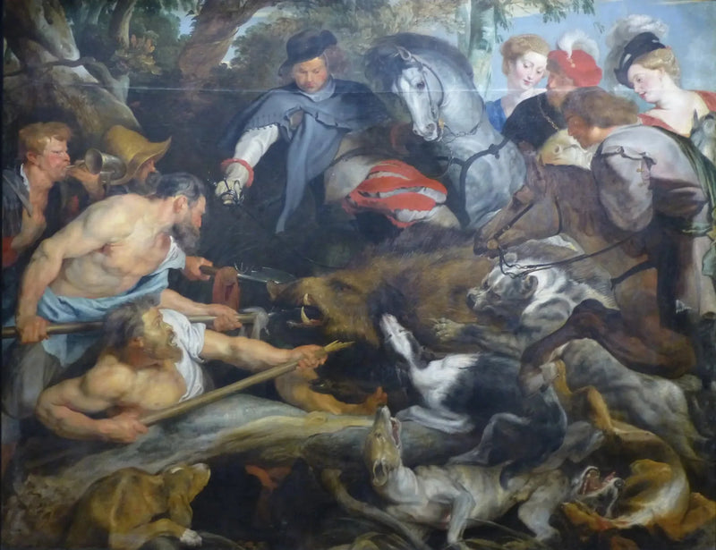 Jakt på villsvin - Peter Paul Rubens