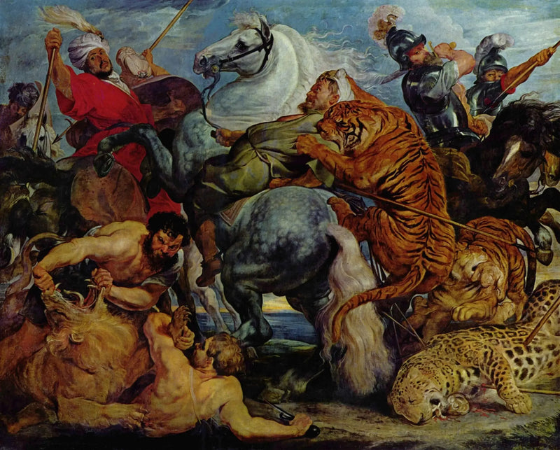 Tigerskogenjakt - Peter Paul Rubens