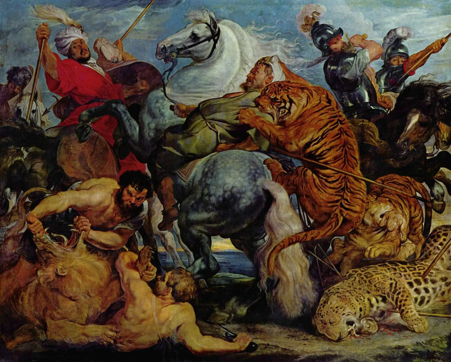 Tigerskogenjakt - Peter Paul Rubens