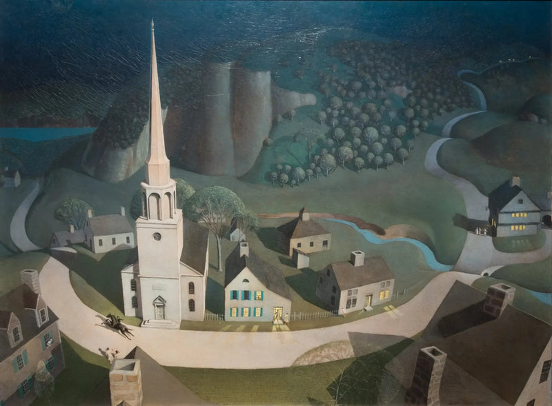 Den nattlige ridt av Paul Revere - Grant Wood

Source:
La Chevauchée nocturne de Paul Revere - Grant Wood