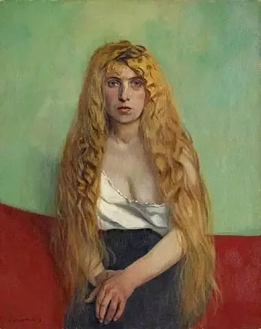 Den blonde hårlokken - Félix Vallotton

Source:
La chevelure blonde - Félix Vallotton