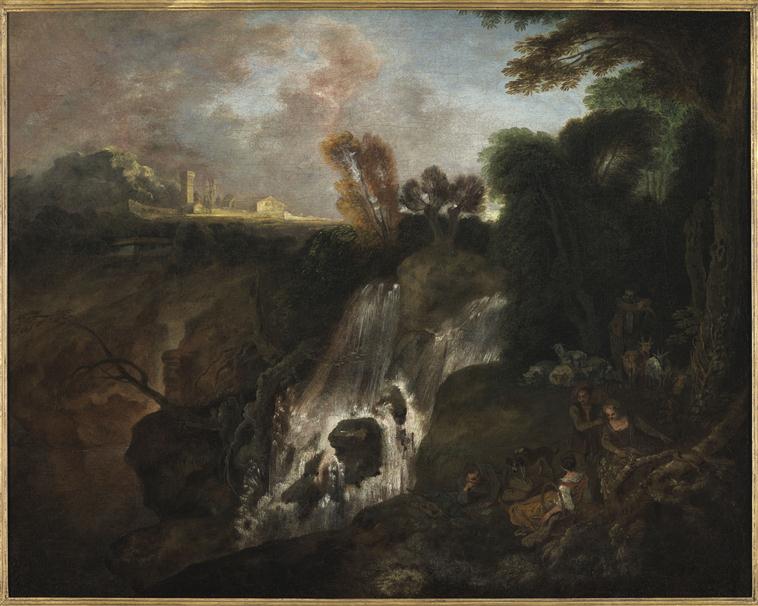 Fallet av vann - Antoine Watteau