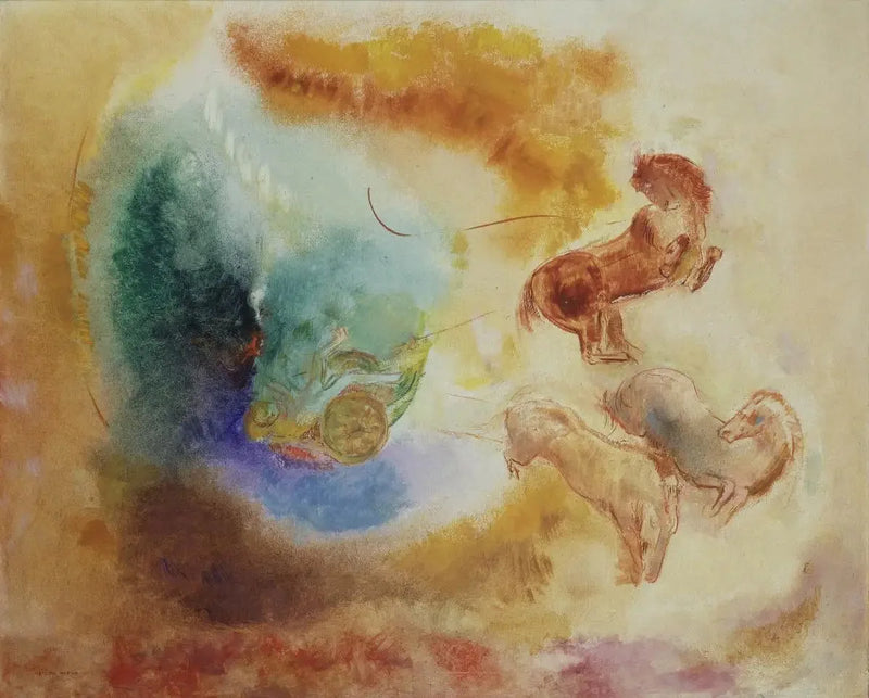 Fallet til Phaëton - Odilon Redon