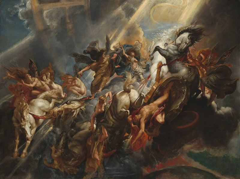 Phaetons fall - Peter Paul Rubens