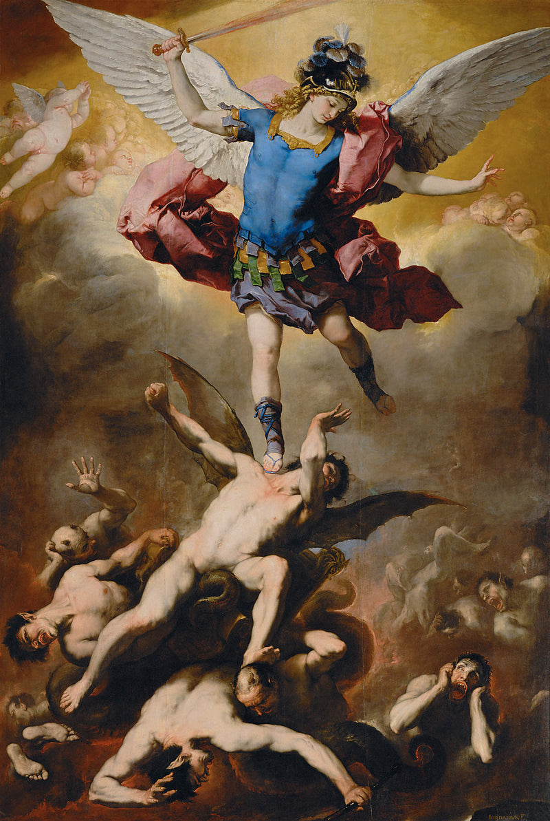De fallende av de opprørske englene - Luca Giordano