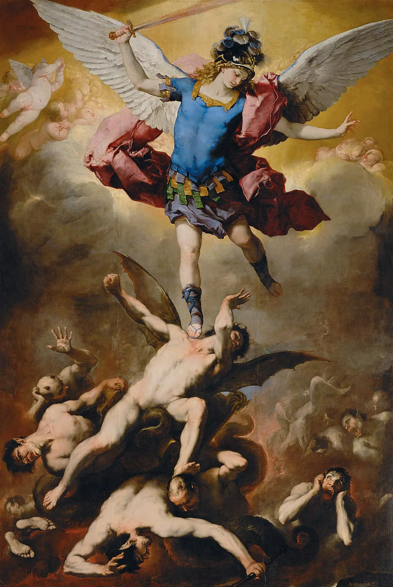 De fallende av de opprørske englene - Luca Giordano