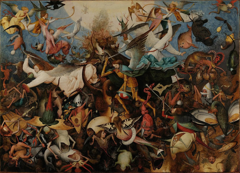 Fallet av de opprørske englene - Pieter Brueghel den eldre