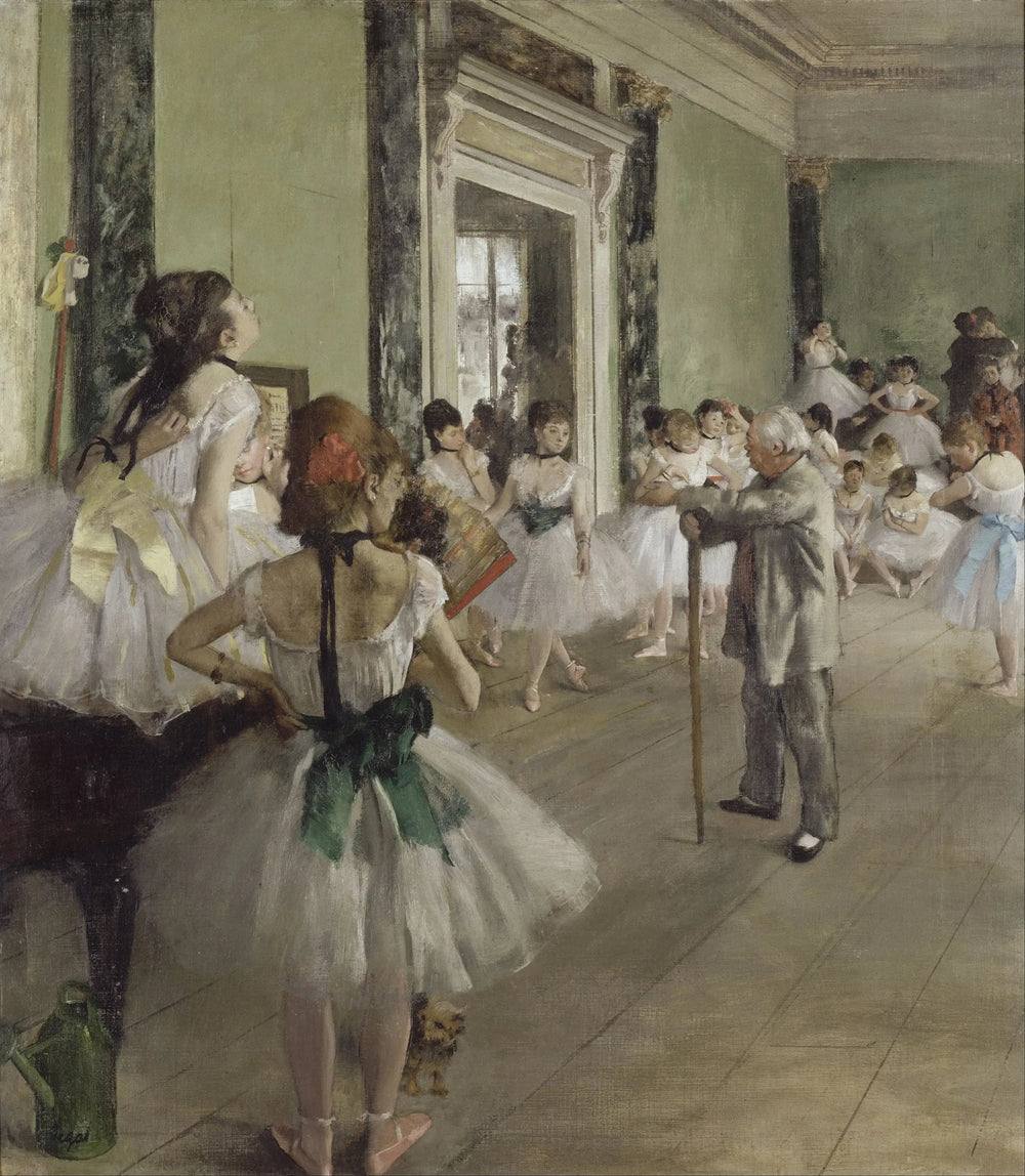 La Classe de danse - Edgar Degas image 1 copie peinte à la main à l’huile