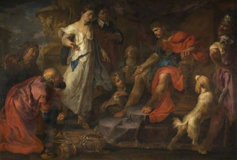 Nådefullhet av Scipio - Simon Vouet