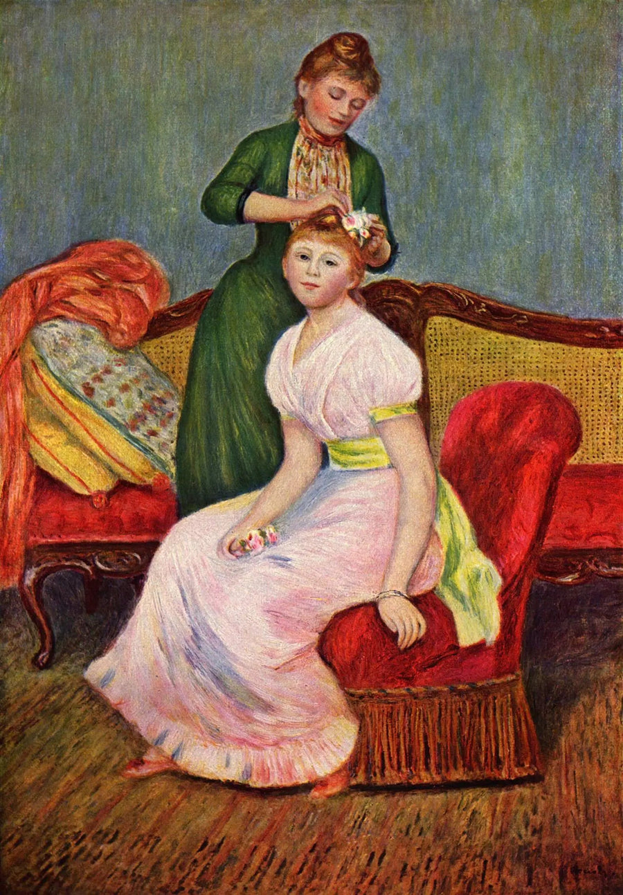 Hårfrisyre - Pierre-Auguste Renoir