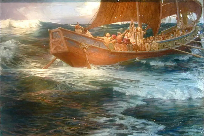Guds vrede til havets gud - Herbert Draper

Source:
La colère du dieu de la mer - Herbert Draper