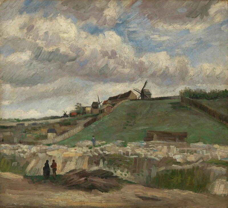 Montmartre-høyden med steinbruddet - Vincent van Gogh