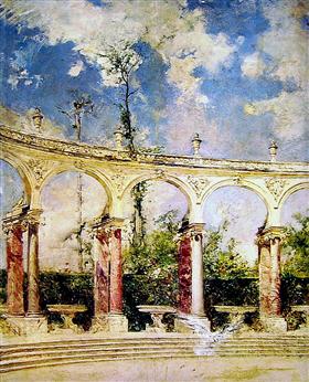 Kolonnaden i Versailles - Giovanni Boldini