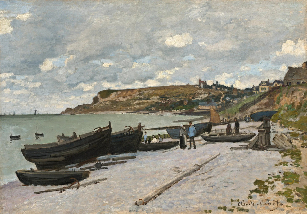 La commune de Saint-Martin - Claude Monet image 1 reproduction d’œuvre d’art à l’huile
