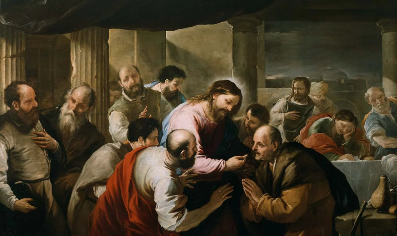 Nattverden av apostlene - Luca Giordano