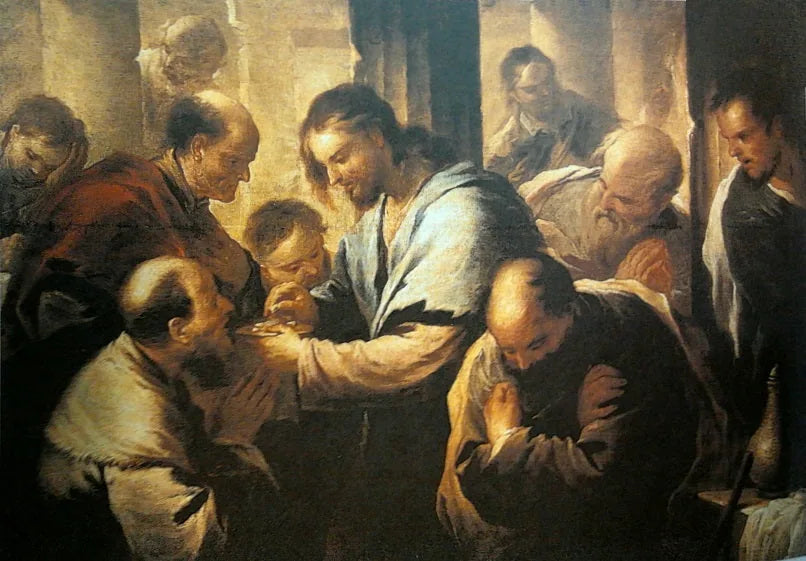 Nattverd av apostlene. - Luca Giordano