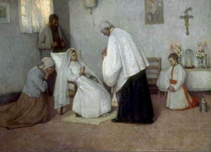 Nattverd i siste øyeblikk - Henri Le Sidaner