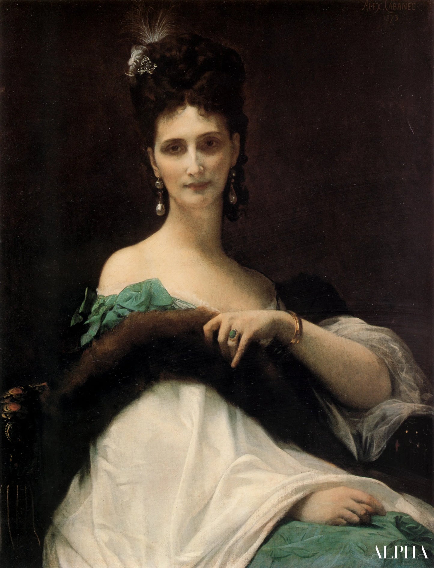 La Comtesse de Keller - Alexandre Cabanel - Reproductions de tableaux et peintures haut de gamme