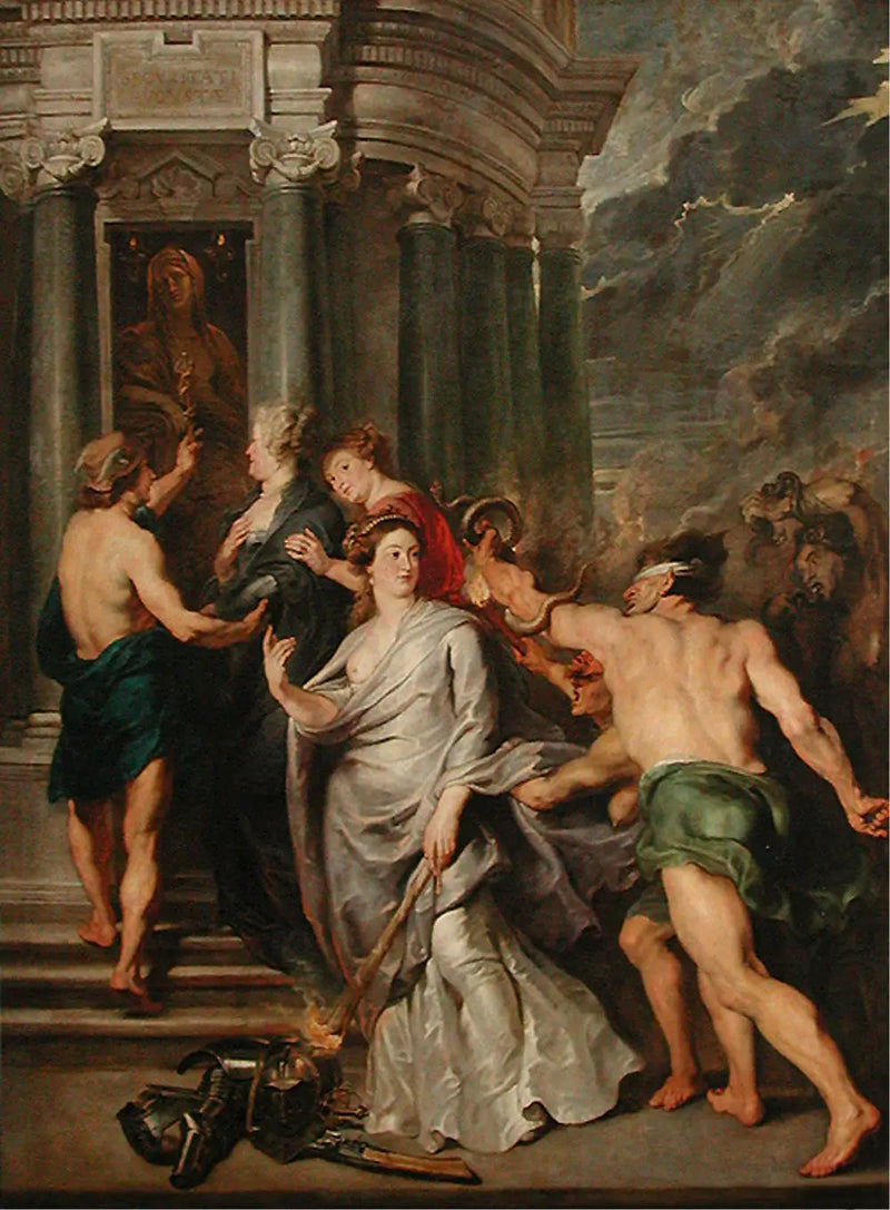 Fredsslutningen i Angers den 10. august 1620 - Peter Paul Rubens