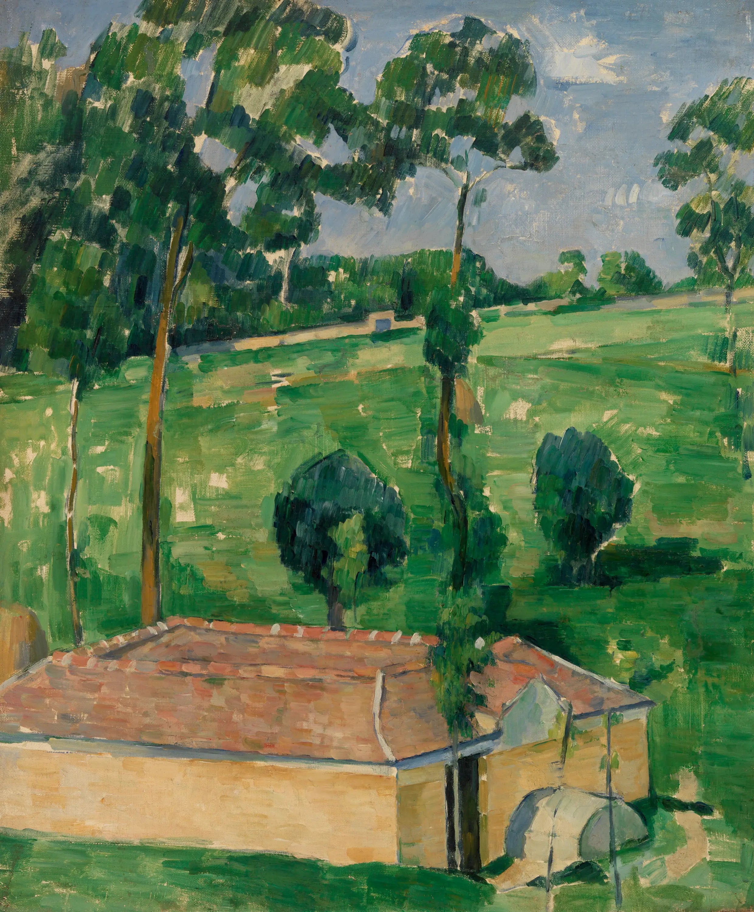 Reproduction du tableau « La Conduite d'eau - Paul Cézanne » par Alpha Reproduction en peinture à l’huile