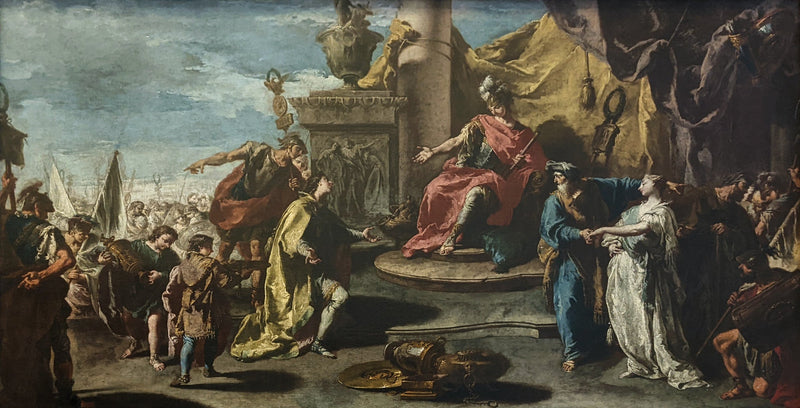 Scipios selvkontroll - Giovanni Battista Pittoni