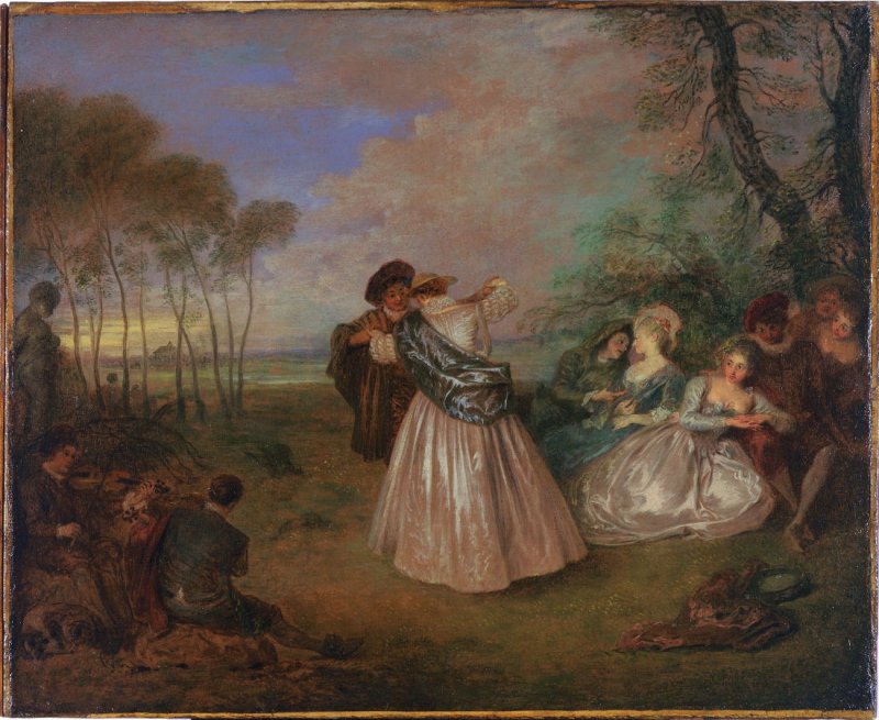 Den motdans - Antoine Watteau
