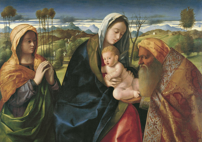 Den hellige samtalen - Giovanni Bellini