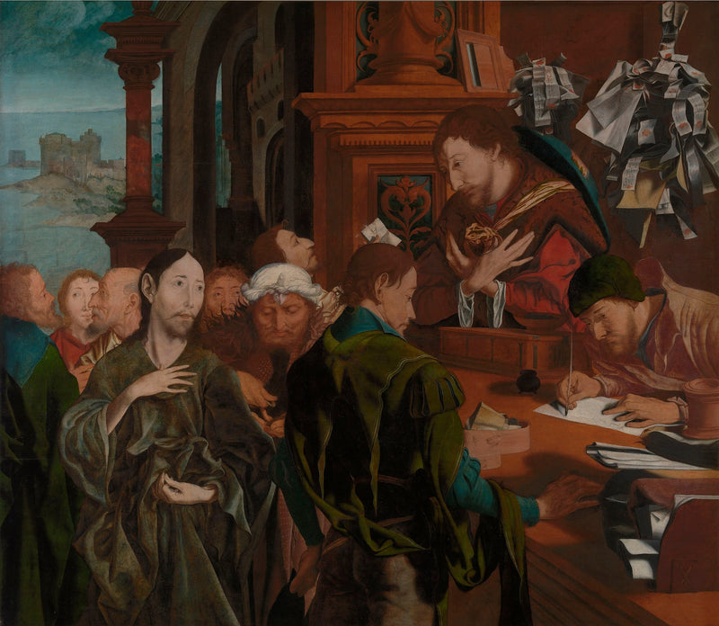 Saint Matthäus' konvertering - Marinus van Reymerswale