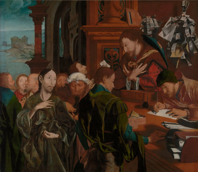 Saint Matthäus' konvertering - Marinus van Reymerswale