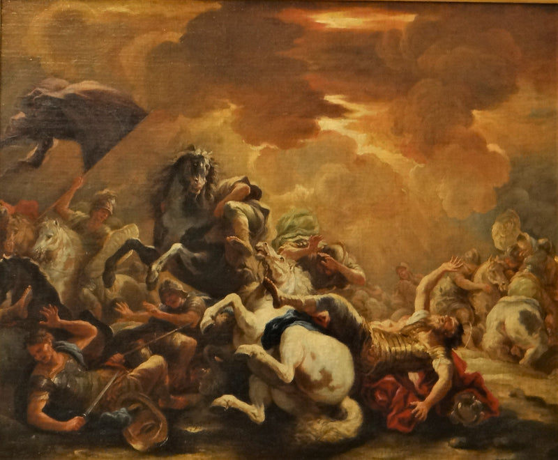 Sankt Pauls omvendelse på Damaskusveien - Luca Giordano
