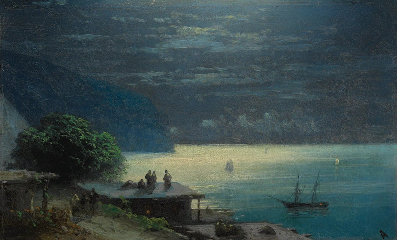 Krim-kysten under måneskinn - Ivan Aïvazovski

Source:
La côte de Crimée au clair de lune - Ivan Aïvazovski