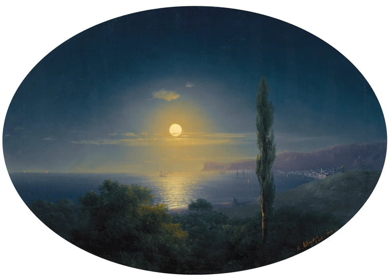 Krim-kysten under måneskinn - Ivan Aivazovskij

Source:
La côte de Crimée au clair de lune - Ivan Aïvazovski