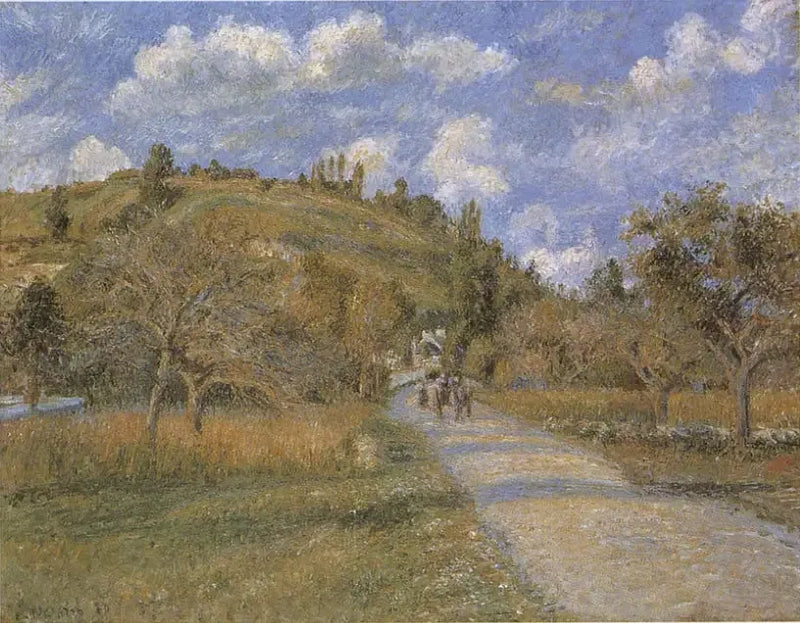 Valhermeil-kysten, Auvers-sur-Oise - Camille Pissarro