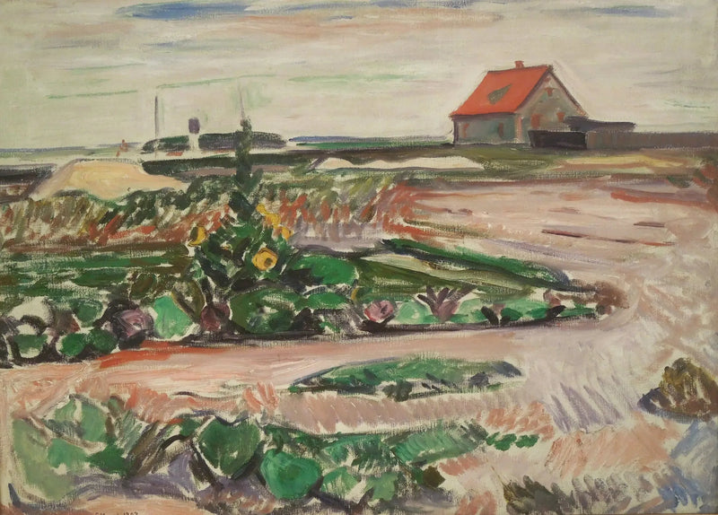 Kysten nær Lübeck - Edvard Munch