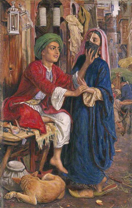 Produsentens gårdsplass av lanterne - William Holman Hunt