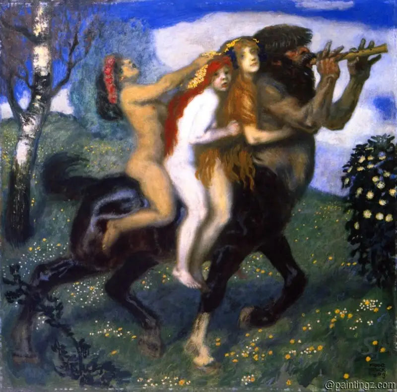 Løpet - Franz Von Stuck