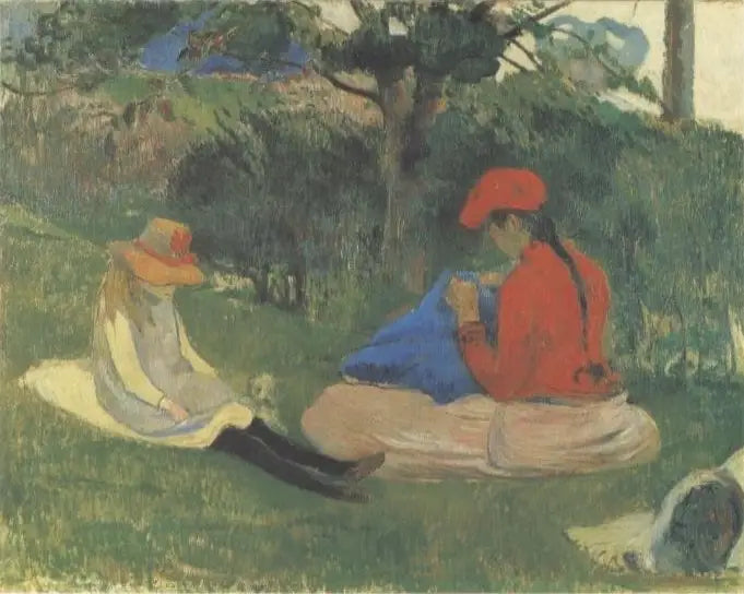 Reproduction du tableau « La Couture - Paul Gauguin » par Alpha Reproduction en peinture à l’huile
