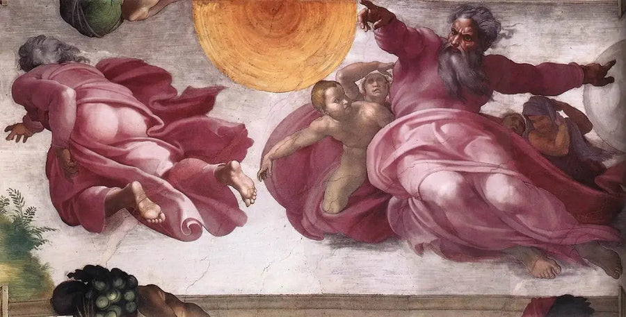Stjerners og planters skapelse - Michelangelo