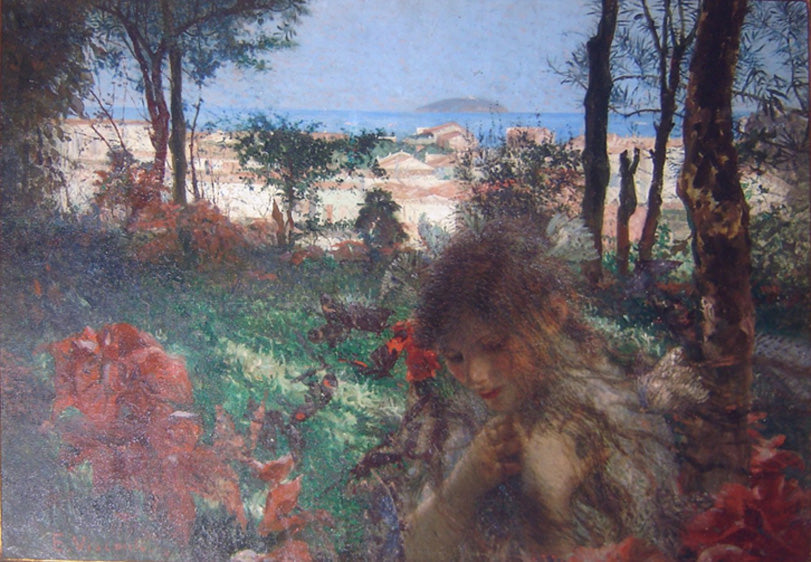 La crisálida - Eliseu Visconti image 1 copie de tableau peinte à la main