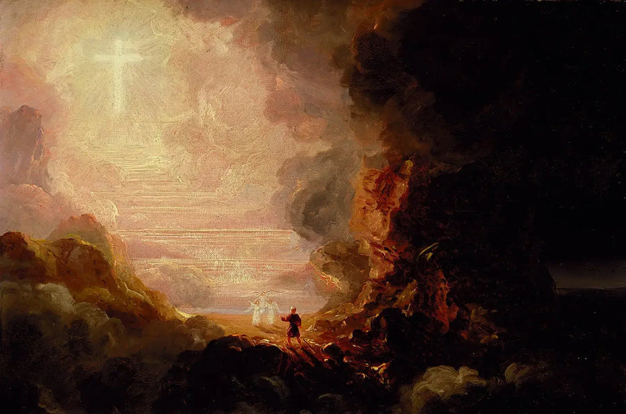 Kors og Verden: Korsets pilegrim ved slutten av sin reise - Thomas Cole

Source:
La Croix et le Monde : le pèlerin de la Croix à la fin de son voyage - Thomas Cole