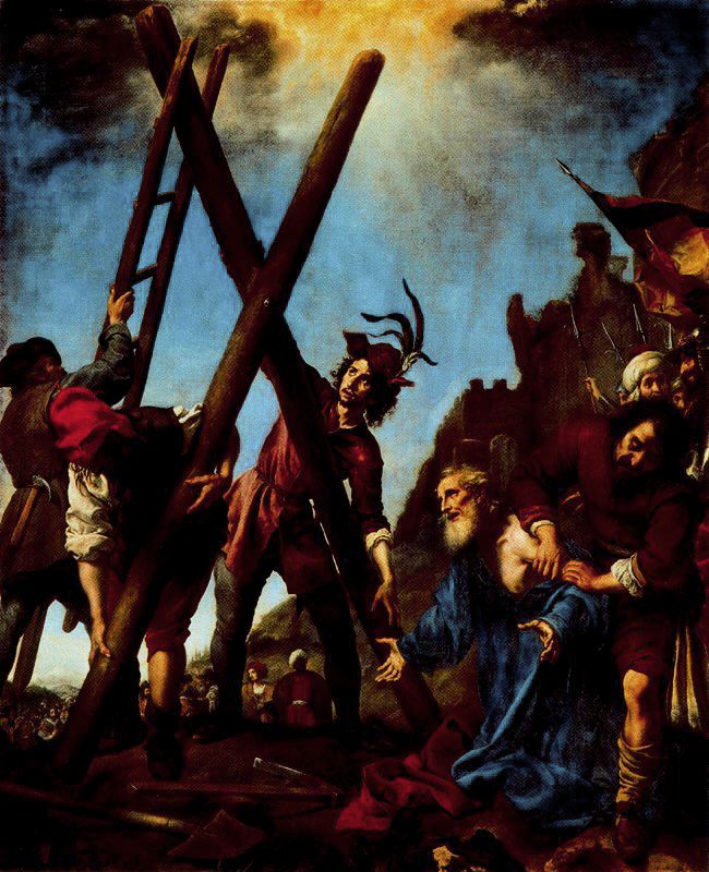 Kristi korsfestelse av Saint André - Carlo Dolci