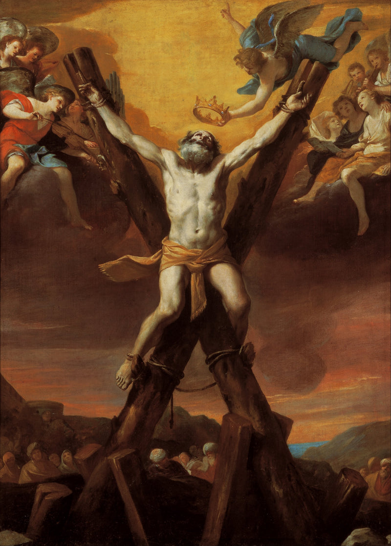 Kristi korsfestelse av Saint André - Mattia Preti